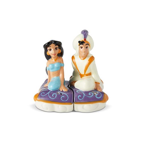 Disney Aladdin Aladdin and Jasmine Salt and Pepper Shaker Set