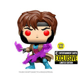 X-Men Gambit with Card Glow-in-the-Dark Funko Pop! Vinyl Figure - Entertainment Earth Exclusive