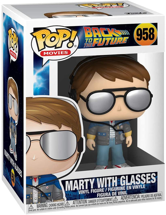 Back to the Future Marty with Glasses Funko Pop! Vinyl Figure