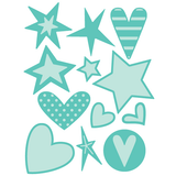 Cuttlebug Dies, Stars & Hearts