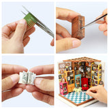 Sam's Study Room DIY Small Dollhouse