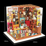 Sam's Study Room DIY Small Dollhouse