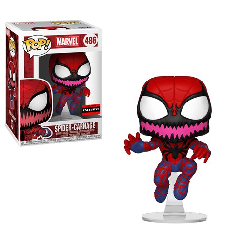 Spider Man Spider Carnage Pop! Vinyl Figure - AAA Anime Exclusive with Protective Case