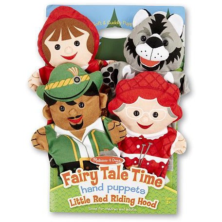 Melissa & Doug Fairy Tale Friends Hand Puppets (Set of 4)