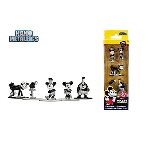 Mickey Mouse 90th Ann. Nano Metalfigs Mini-Figure 5-Pack