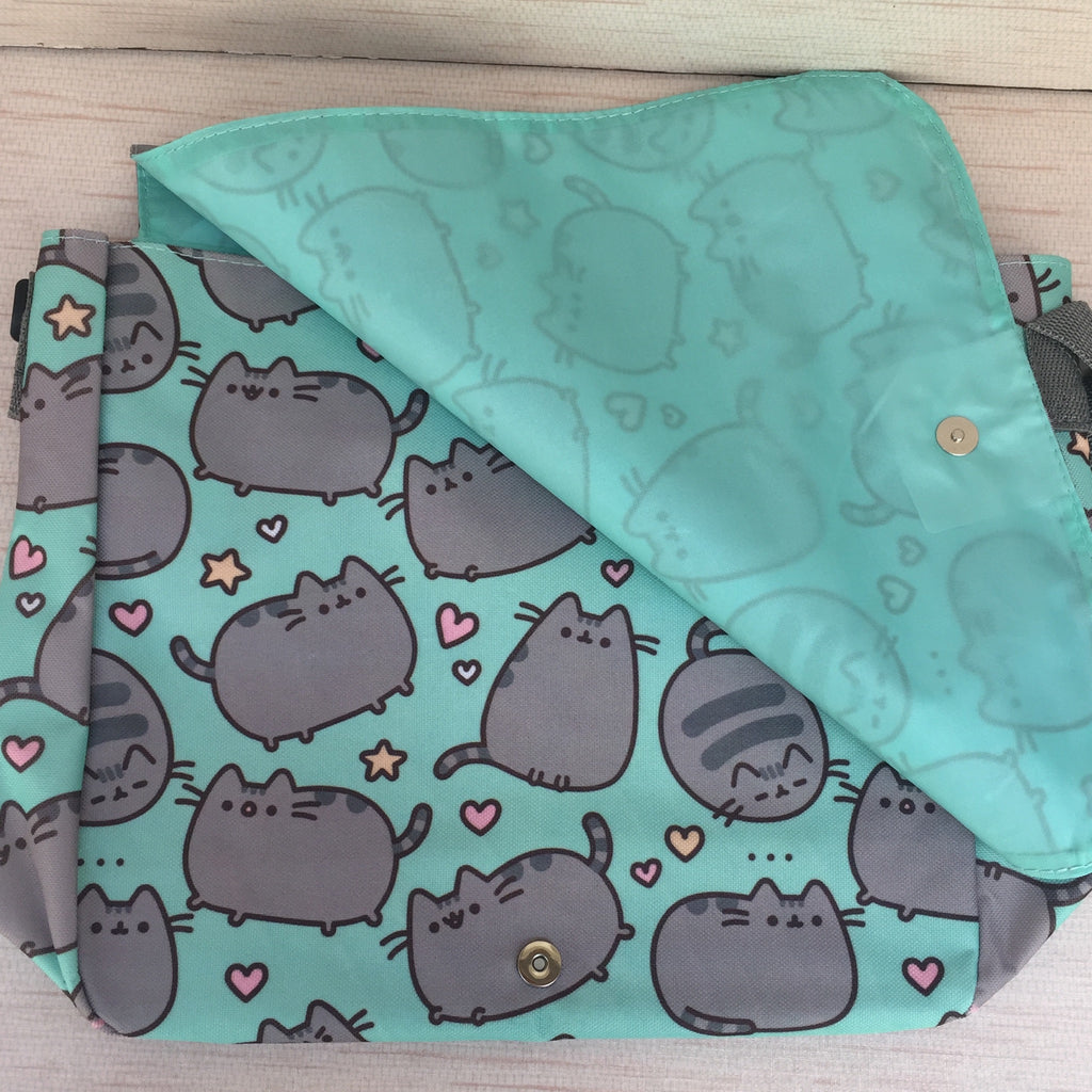 Pusheen The Cat Print Messenger Bag Alyanna's Nook