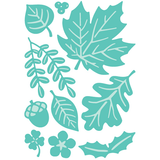 Seasonal Foliage Cut & Emboss Die Set
