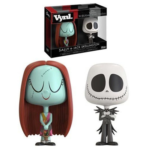 The Nightmare Before Christmas Jack and Sally Vynl. 2-Pack