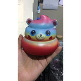 Super Slow Rise Poop Red Bear Scented Squishy
