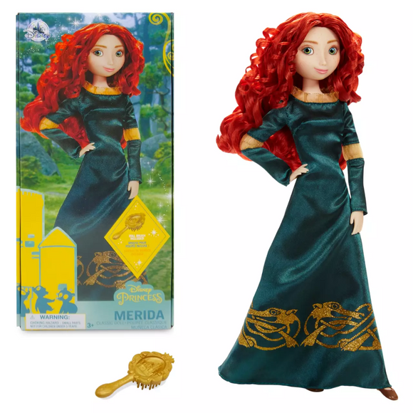 Disney Store Merida Classic Doll – Brave – 11 1/2'' 2022 New Packaging