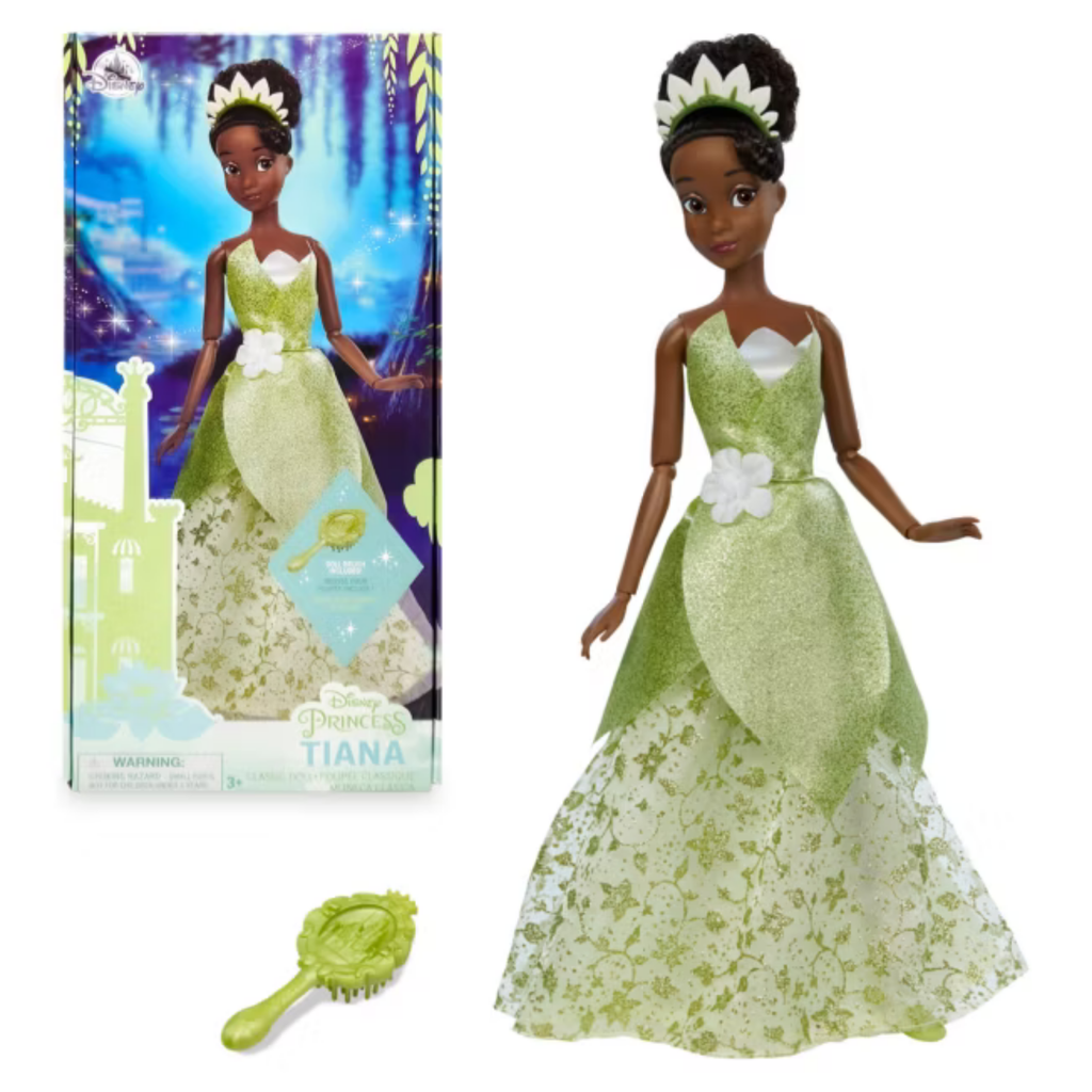 Disney Store Tiana Classic Doll – The Princess and the Frog – 11.5" New Packaging