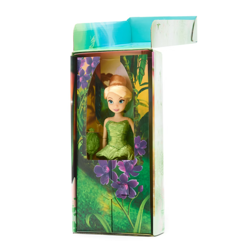 Disney Store Tinker Bell Classic Doll – Peter Pan – 10" Poseable Doll New Packaging