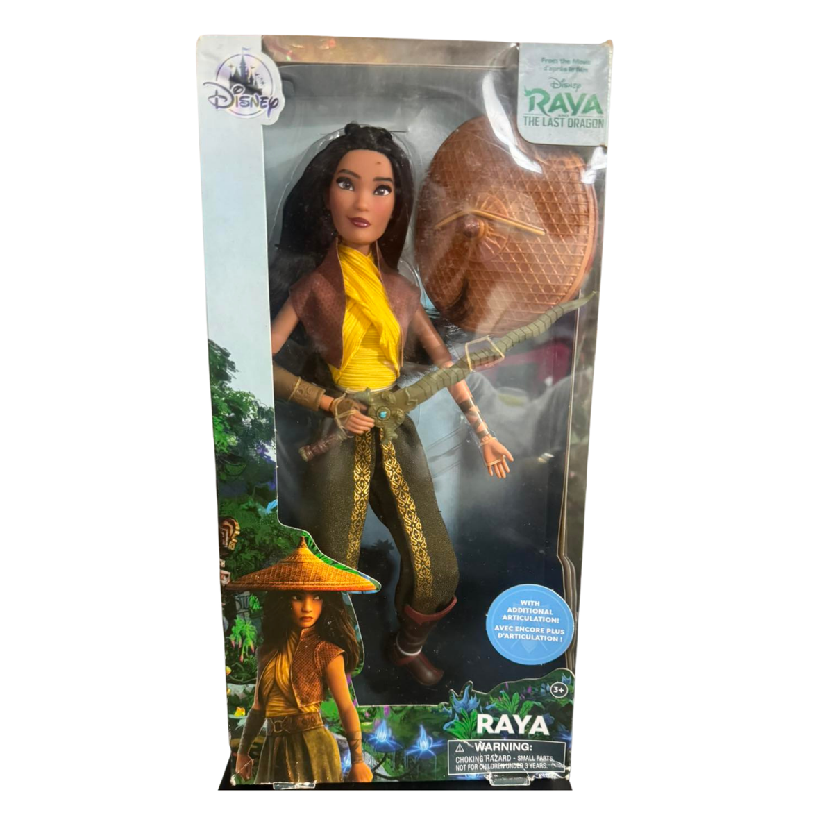 Disney Store Raya Classic Doll with Additional Articulation – Raya and the Last Dragon – 11 1/2"