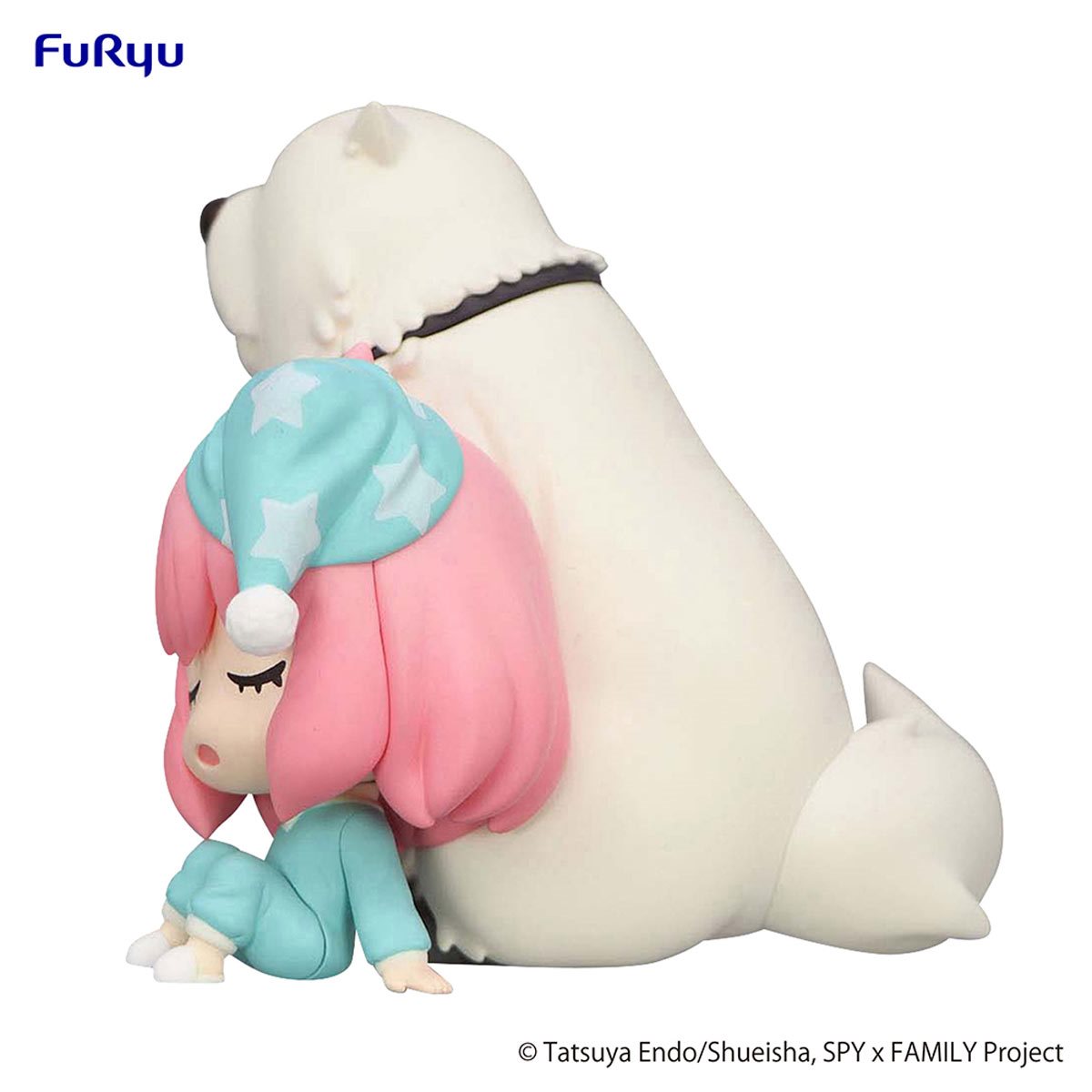Spy × Family “Anya & Bond Hold” Chibi Statue by Furyu — Collectible Figure 8 cm