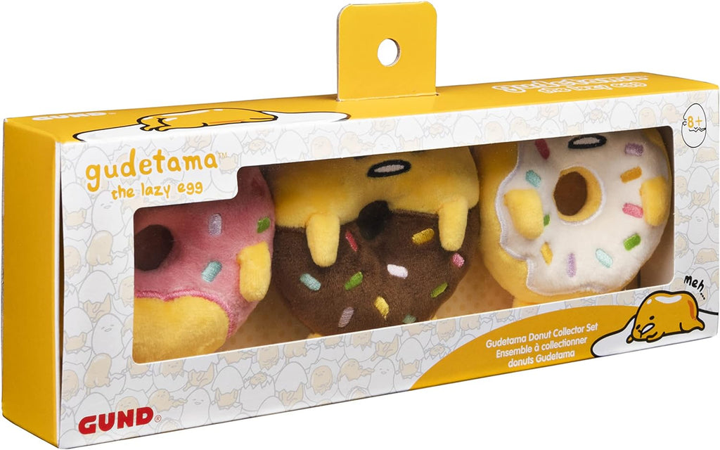 GUND Gudetama Donut Collector’s Set  3.5 in Plushie
