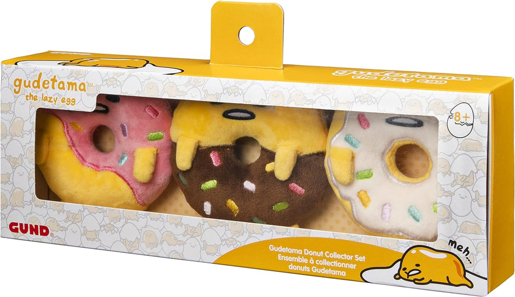 GUND Gudetama Donut Collector’s Set  3.5 in Plushie