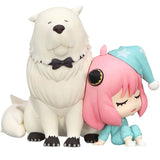 Spy × Family “Anya & Bond Hold” Chibi Statue by Furyu — Collectible Figure 8 cm