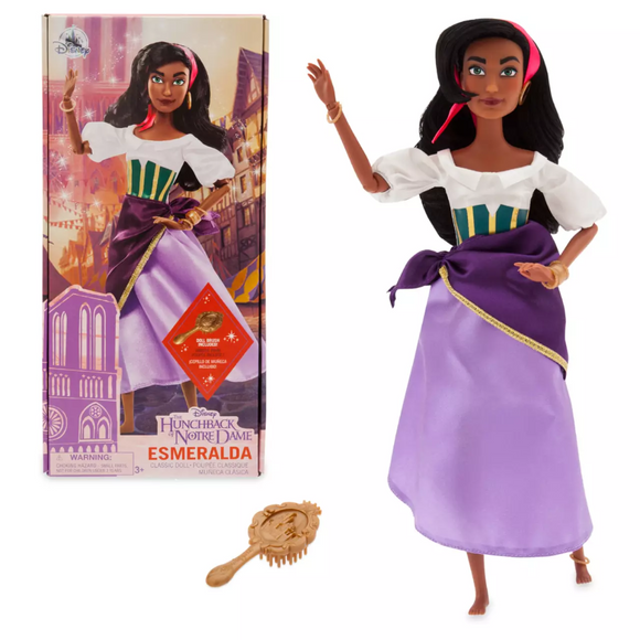 Disney Store Esmeralda Classic Doll – The Hunchback of Notre Dame – 11 1/2'' 2022 New Packaging
