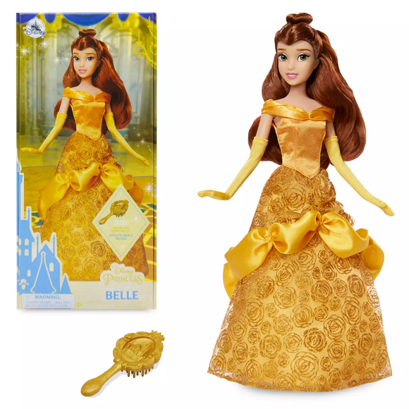 Disney Store Belle Classic Doll – Beauty and the Beast – 11 1/2'' 2022 New Packaging