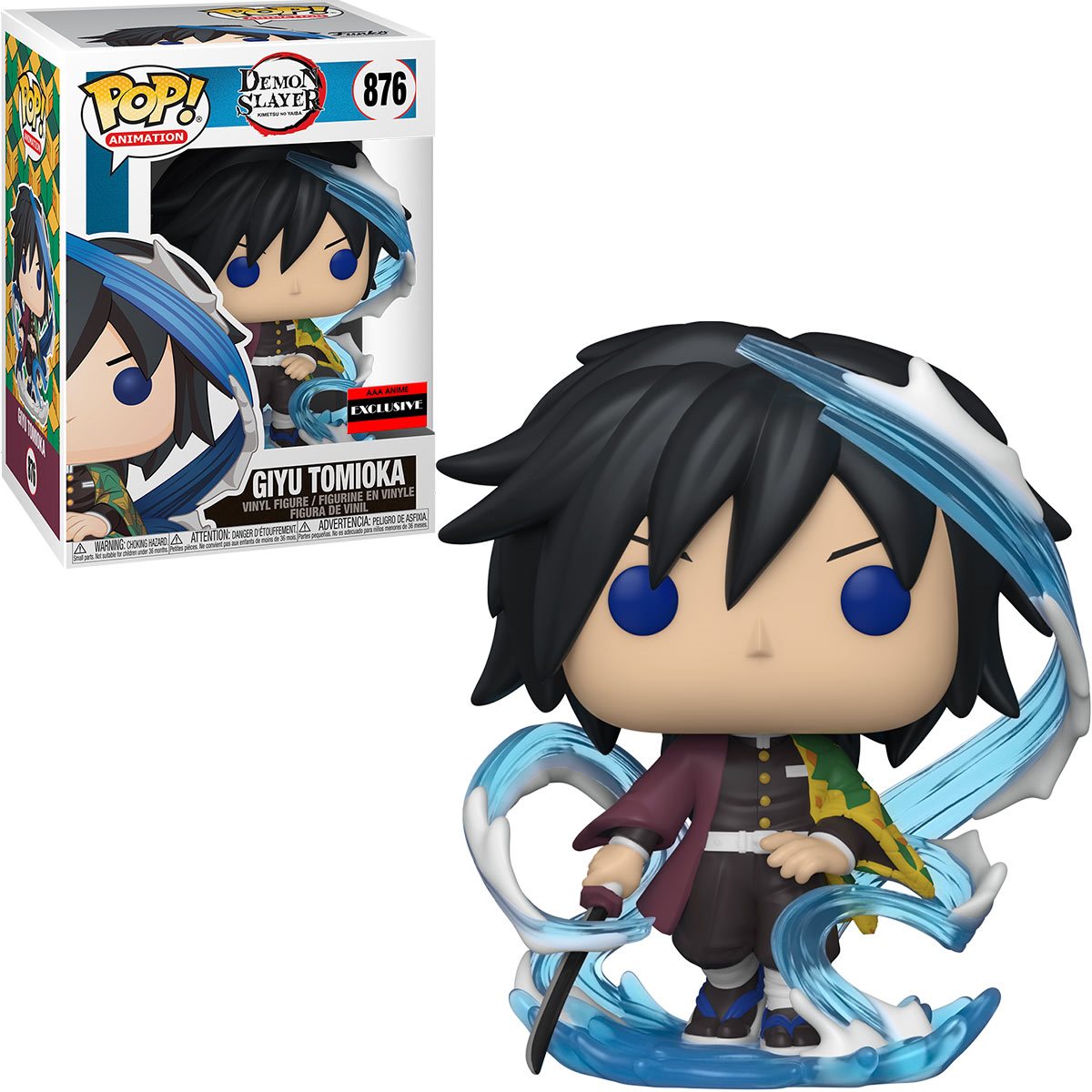 Funko Pop Animation Demon Slayer Giyu Tomioka #876 AAA Anime Exclusive