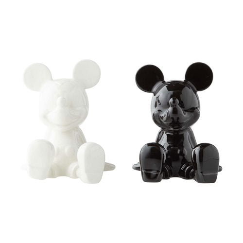Disney Black and White Mickey Mouse Salt and Pepper Shaker Set - Enesco