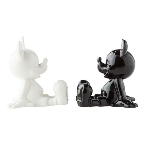 Disney Black and White Mickey Mouse Salt and Pepper Shaker Set - Enesco