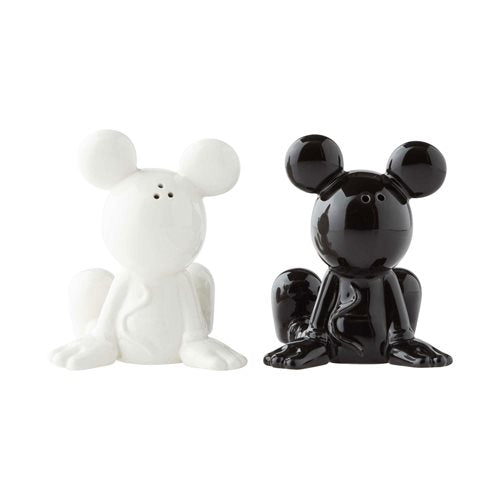 Disney Black and White Mickey Mouse Salt and Pepper Shaker Set - Enesco
