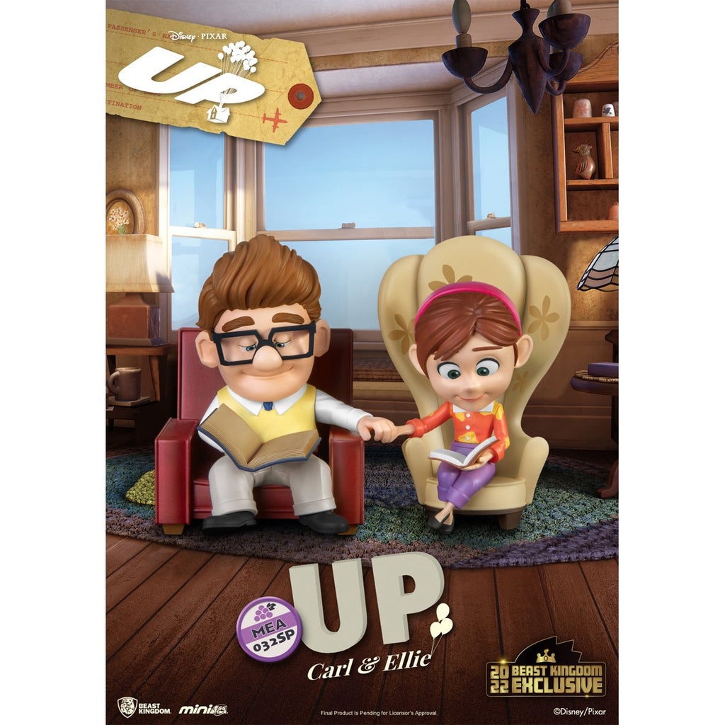 Disney Up Carl and Ellie Mini Egg Attack #032 Mini Figure - Beast Kingdom