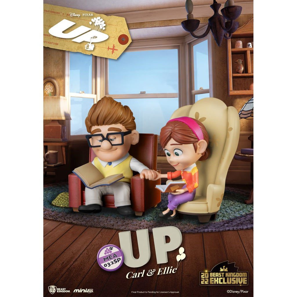 Disney Up Carl and Ellie Mini Egg Attack #032 Mini Figure - Beast Kingdom