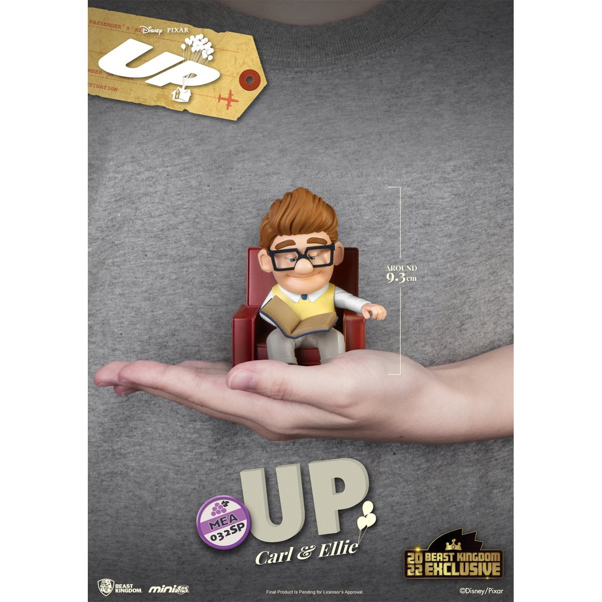 Disney Up Carl and Ellie Mini Egg Attack #032 Mini Figure - Beast Kingdom