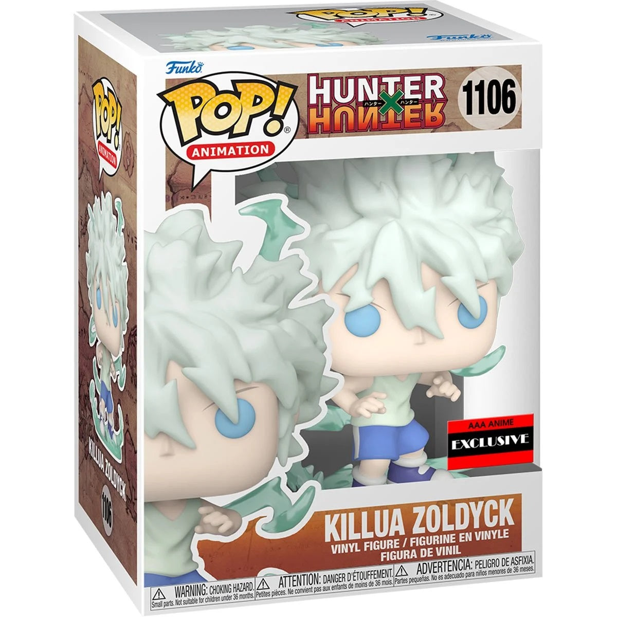 Funko Pop! Hunter x Hunter Killua Zoldyck Godspeed #1106 – AAA Anime Exclusive