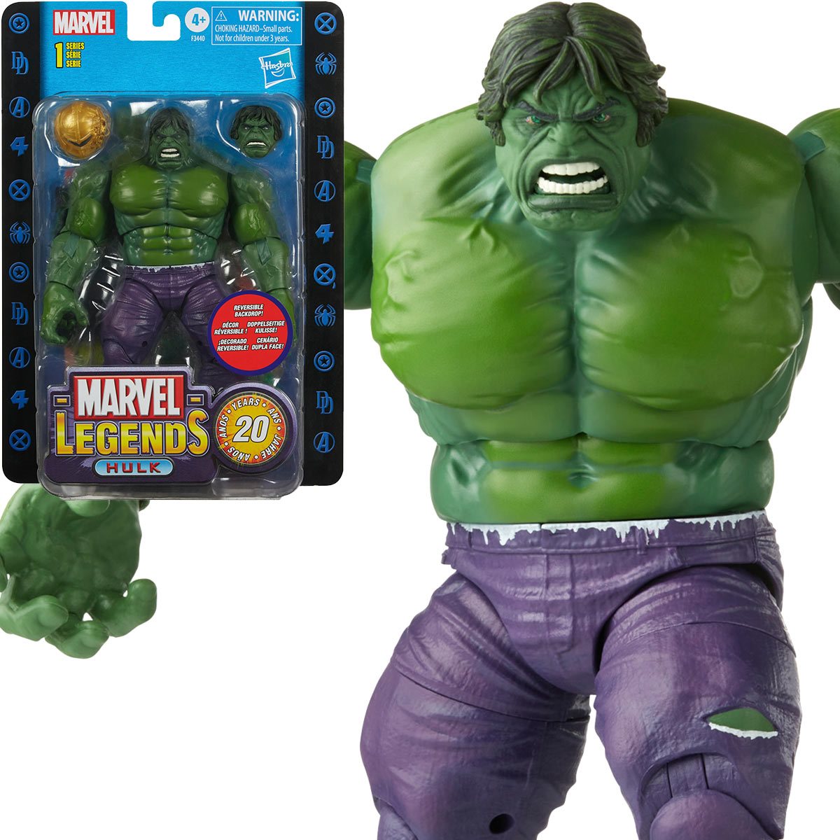 Hasbro Marvel Legends 20th Anniversary Retro Hulk 6-Inch Action Figure