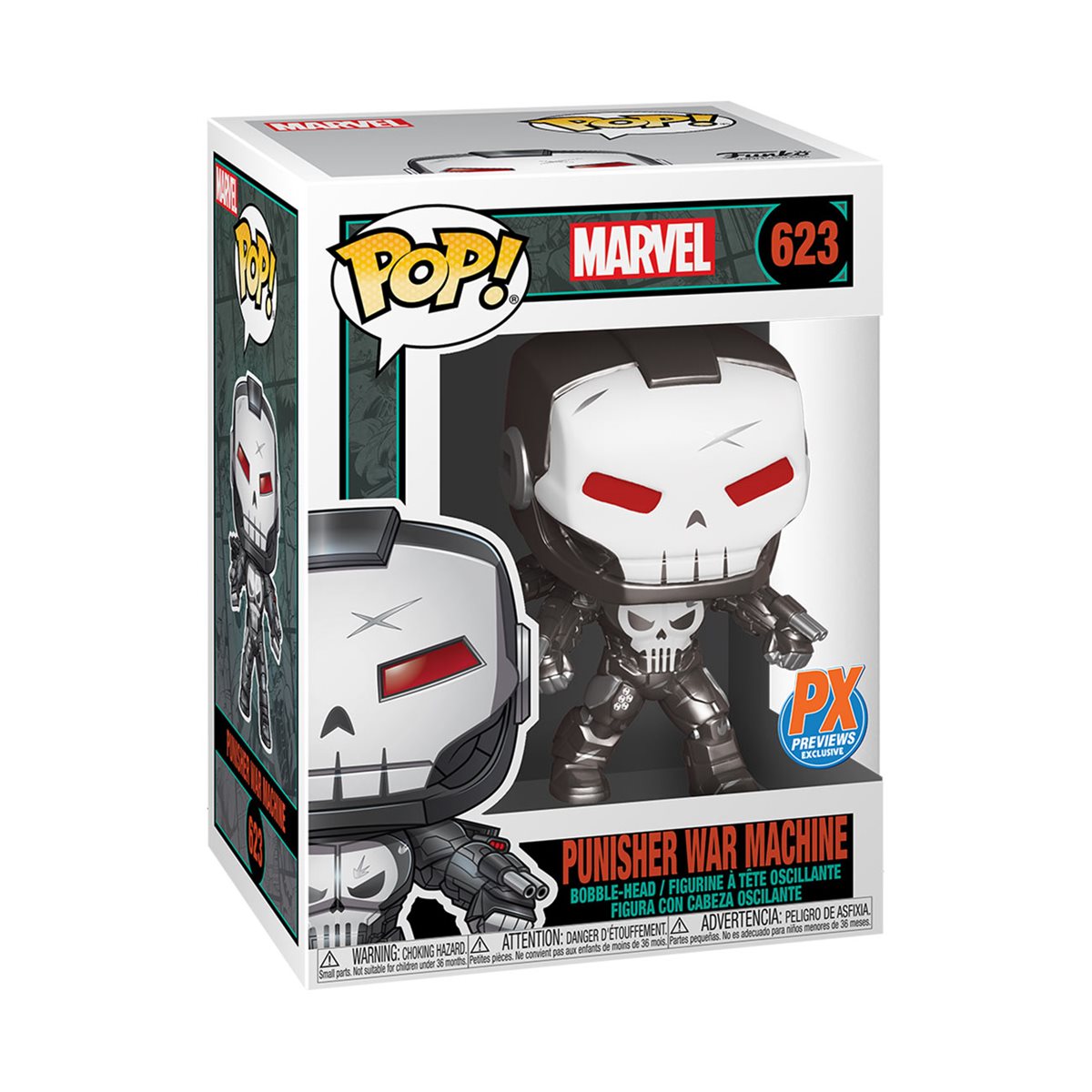 Funko Pop! Marvel Punisher War Machine – Previews Exclusive
