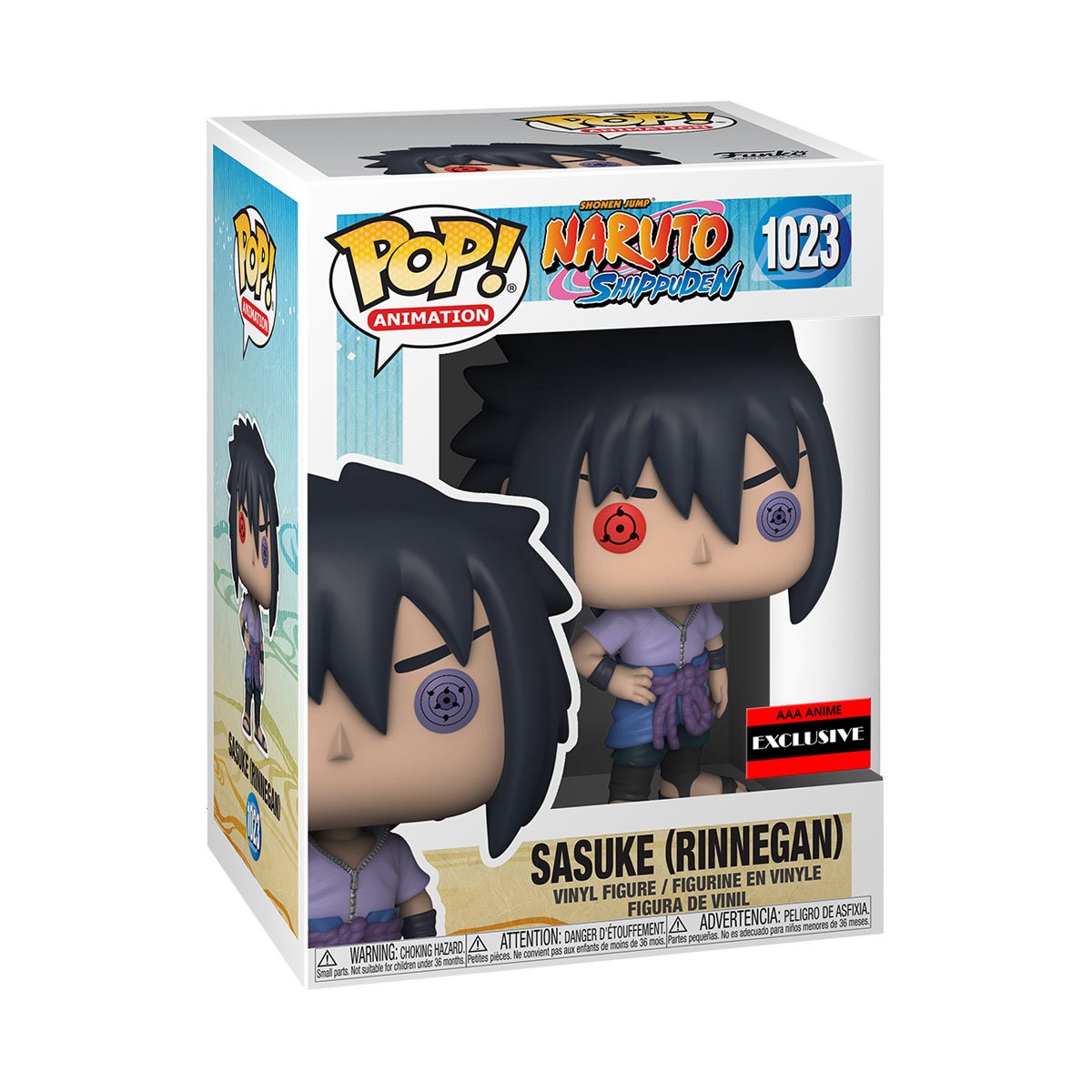 FUNKO Naruto Sasuke Uchiha Rinnegan Pop! Vinyl Figure - AAA Anime Exclusive
