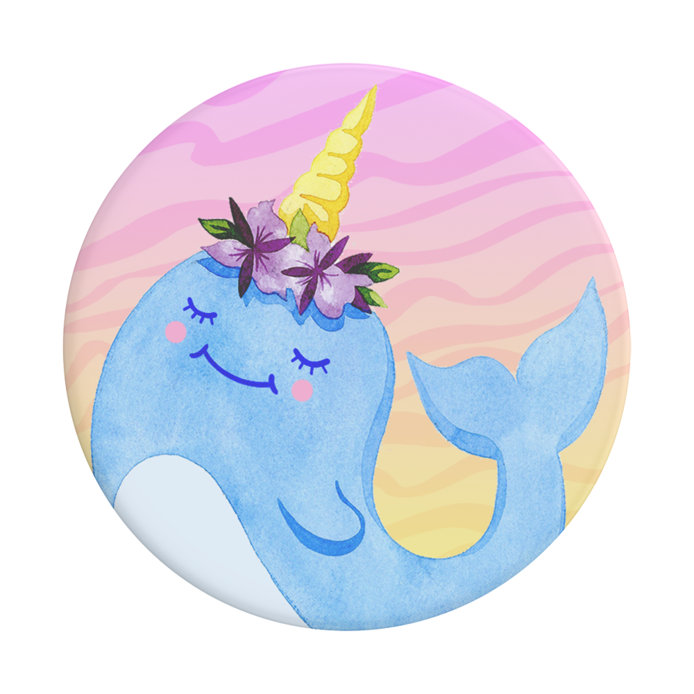 PopSockets PopGrip Narwhal Princess
