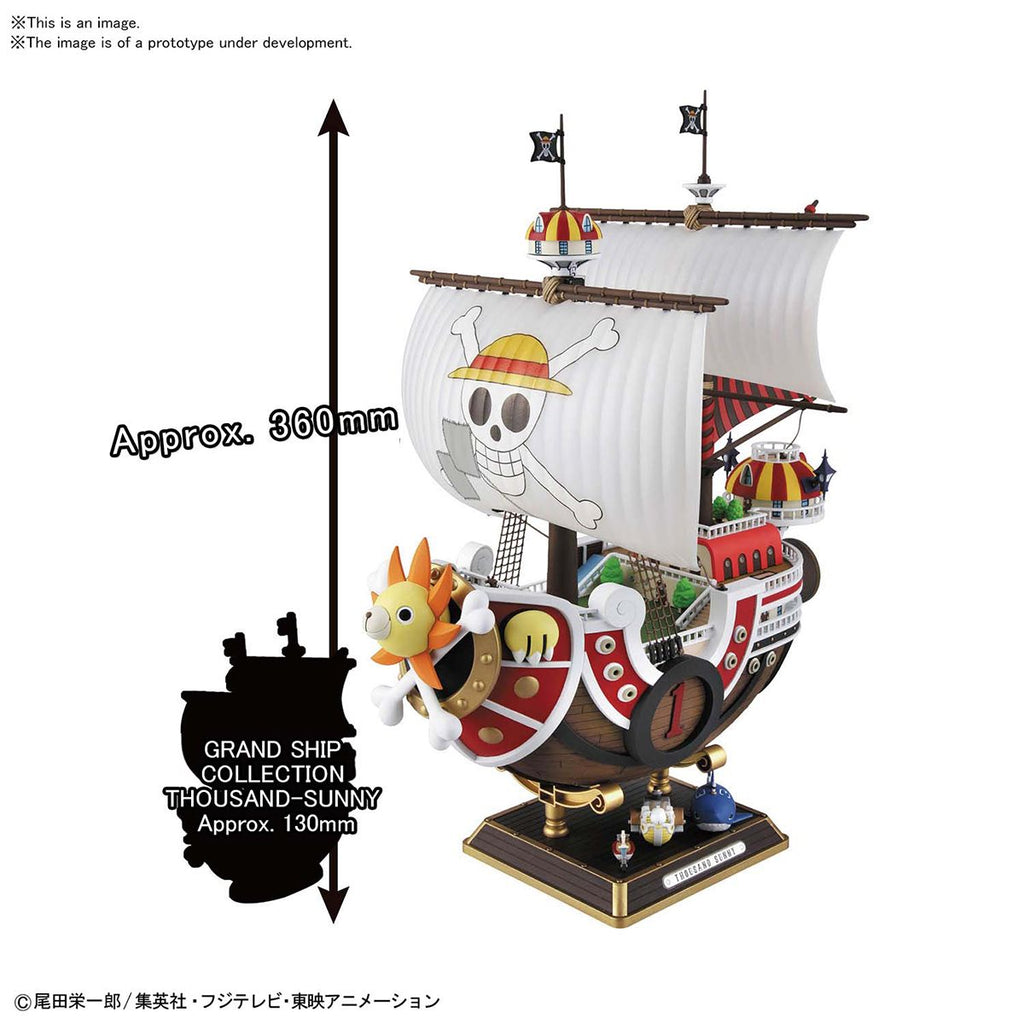 One Piece Thousand Sunny Land Of Wano Ver. Sailing Ship Collection Model Kit - Bandai Hobby Gunpla