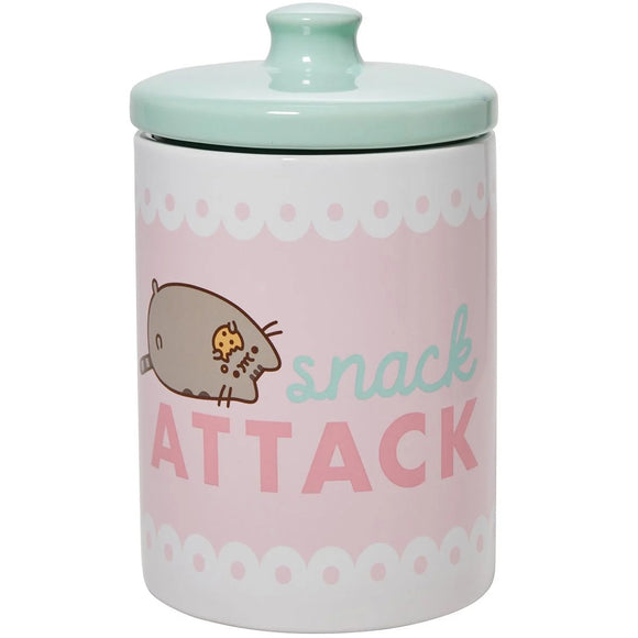Enesco Pusheen the Cat Snack Attack Cookie Jar Canister