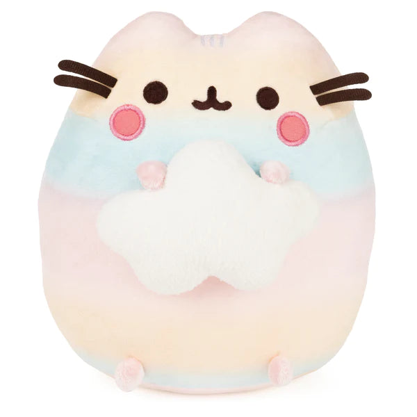 GUND Rainbow Ombre Pusheen Plushie 9.5 in