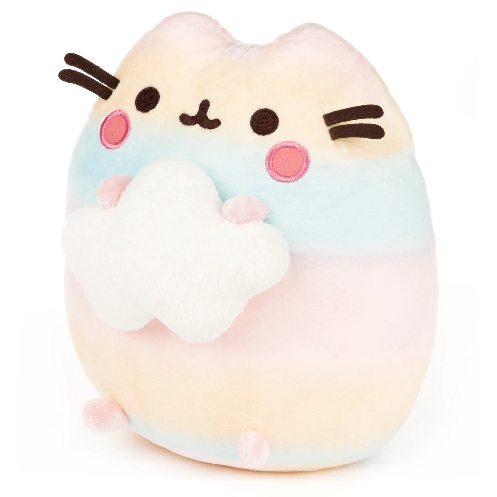 GUND Rainbow Ombre Pusheen Plushie 9.5 in