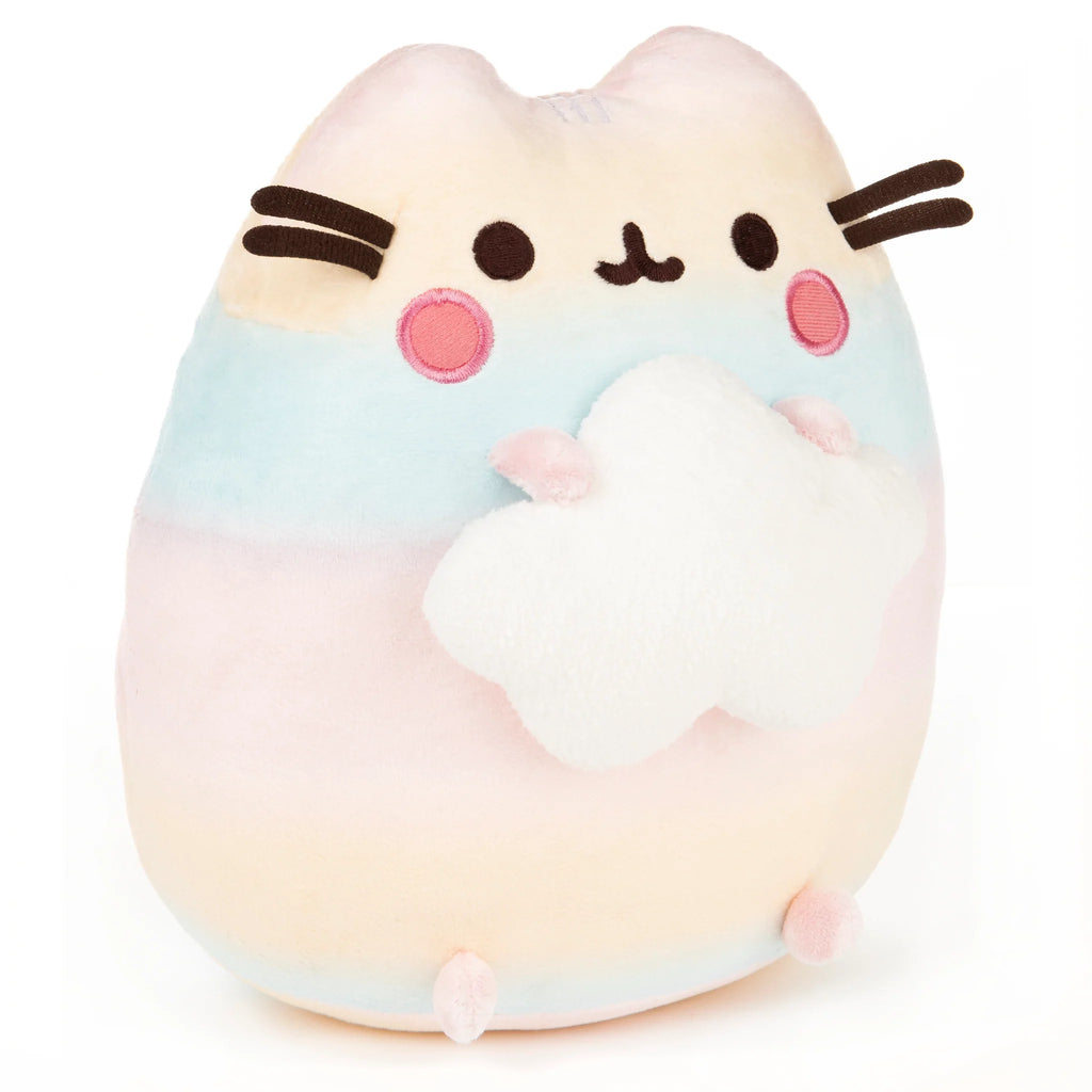 GUND Rainbow Ombre Pusheen Plushie 9.5 in
