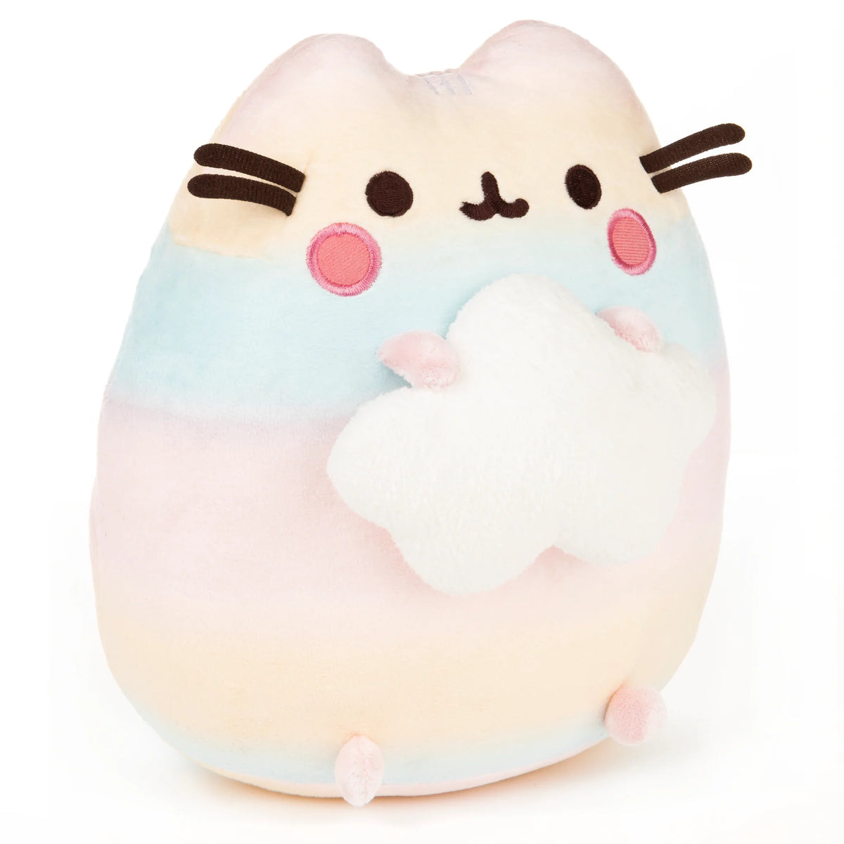GUND Rainbow Ombre Pusheen Plushie 9.5 in