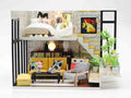 Cynthia's Holiday Wooden DIY Miniature Dollhouse Kit