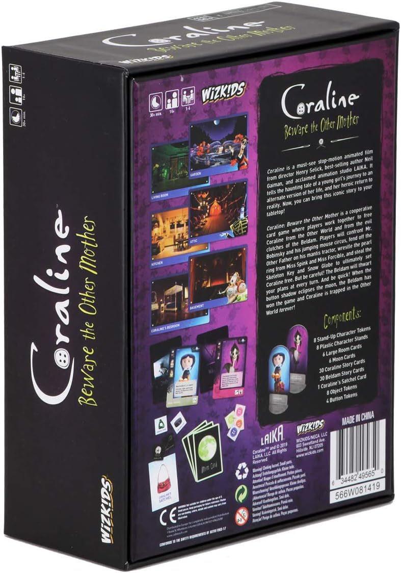 Coraline Beware the Other Mother Board Game