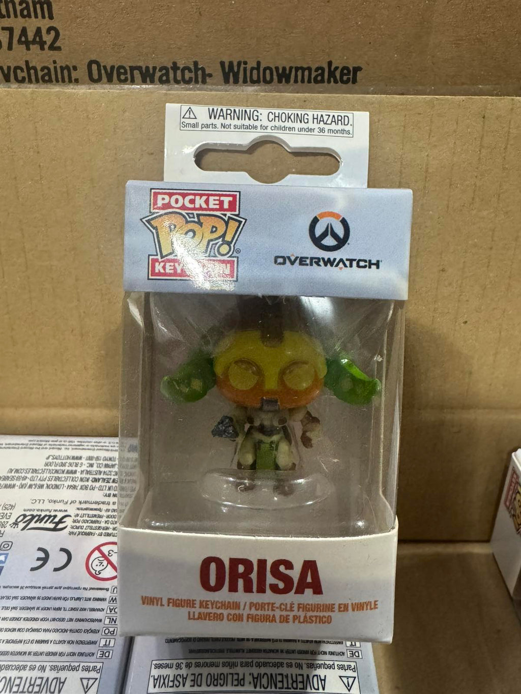 Funko Overwatch Orisa Pocket Pop keychain vinyl collectible