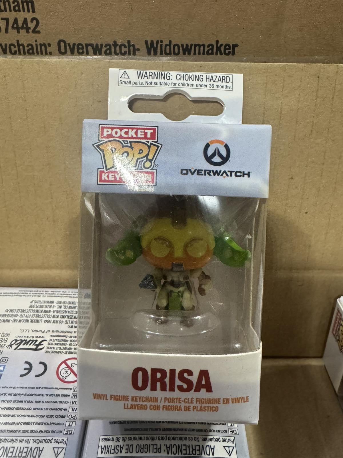 Funko Overwatch Orisa Pocket Pop keychain vinyl collectible