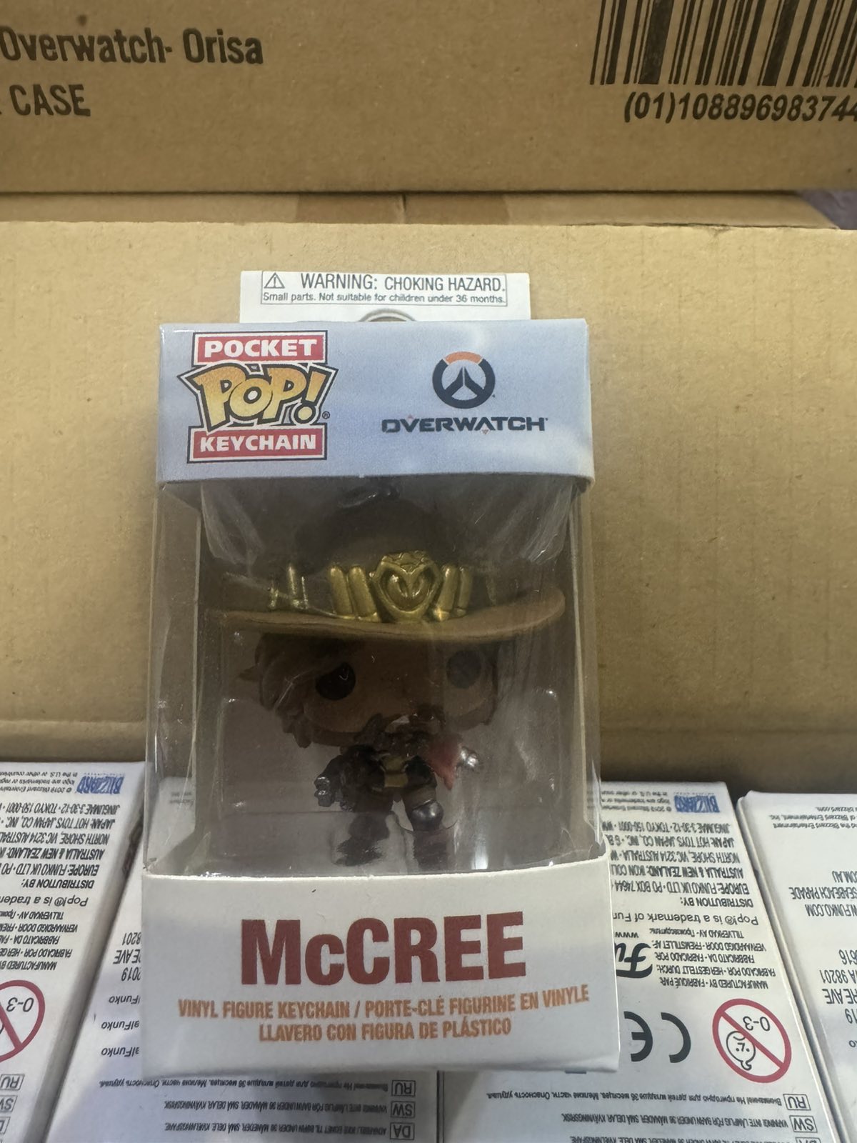 Funko Overwatch McCree Pocket Pop keychain vinyl collectible
