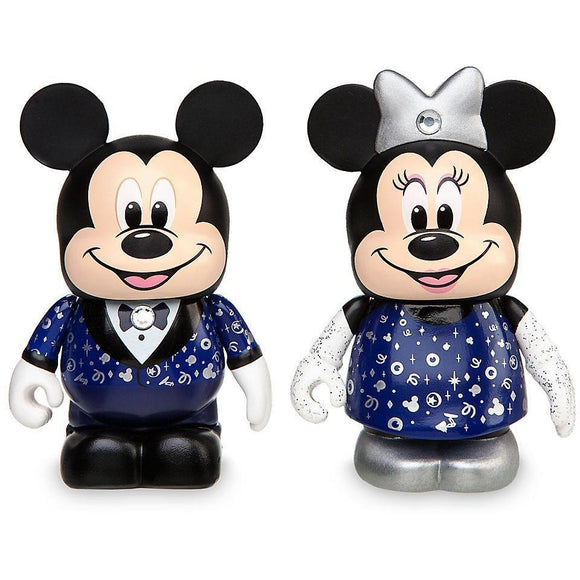 Vinylmation Mickey and Minnie Mouse 3'' Figure Set - Disney Store 30th Anniversary - Limited Release