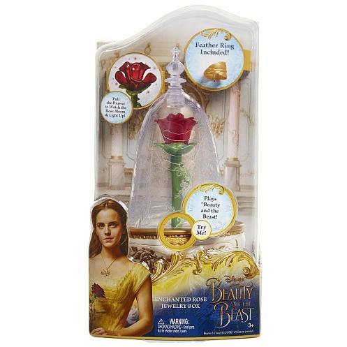 Disney Beauty and Beast Enchanted Rose Jewelry Box