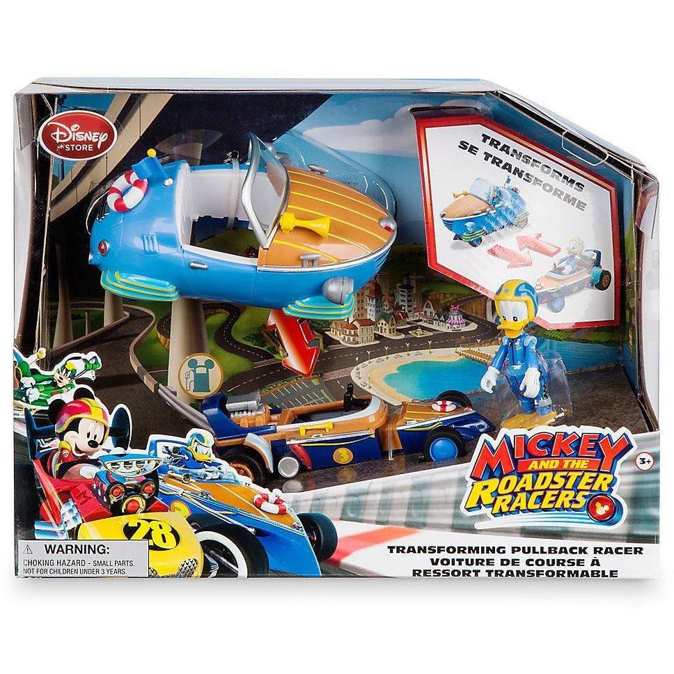 Donald Duck Transforming Pullback Racer - Mickey and the Roadster Racers