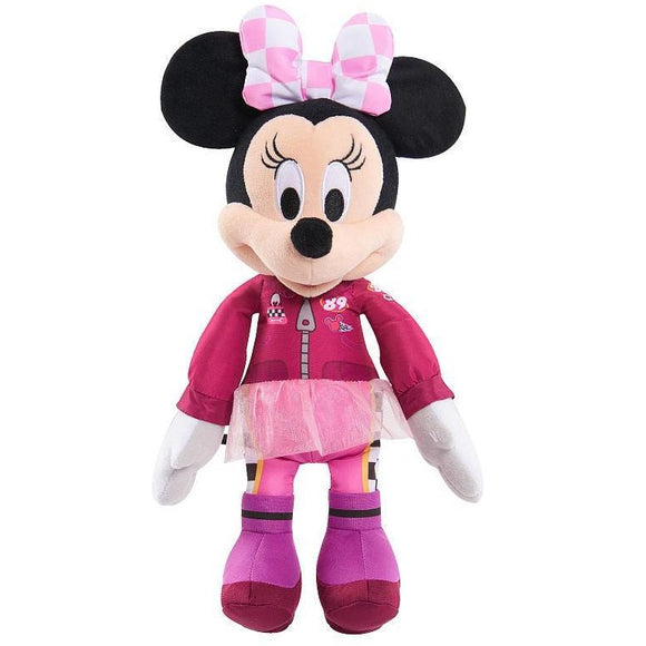 Disney Junior Mickey and the Roadster Racers Musical Stuffed Minnie - Tan